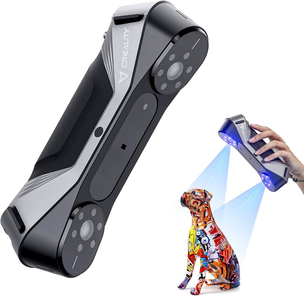 Amazon | Creality CR-Scan Raptor 3Dスキャナー 3Dプリント用、0.02mm