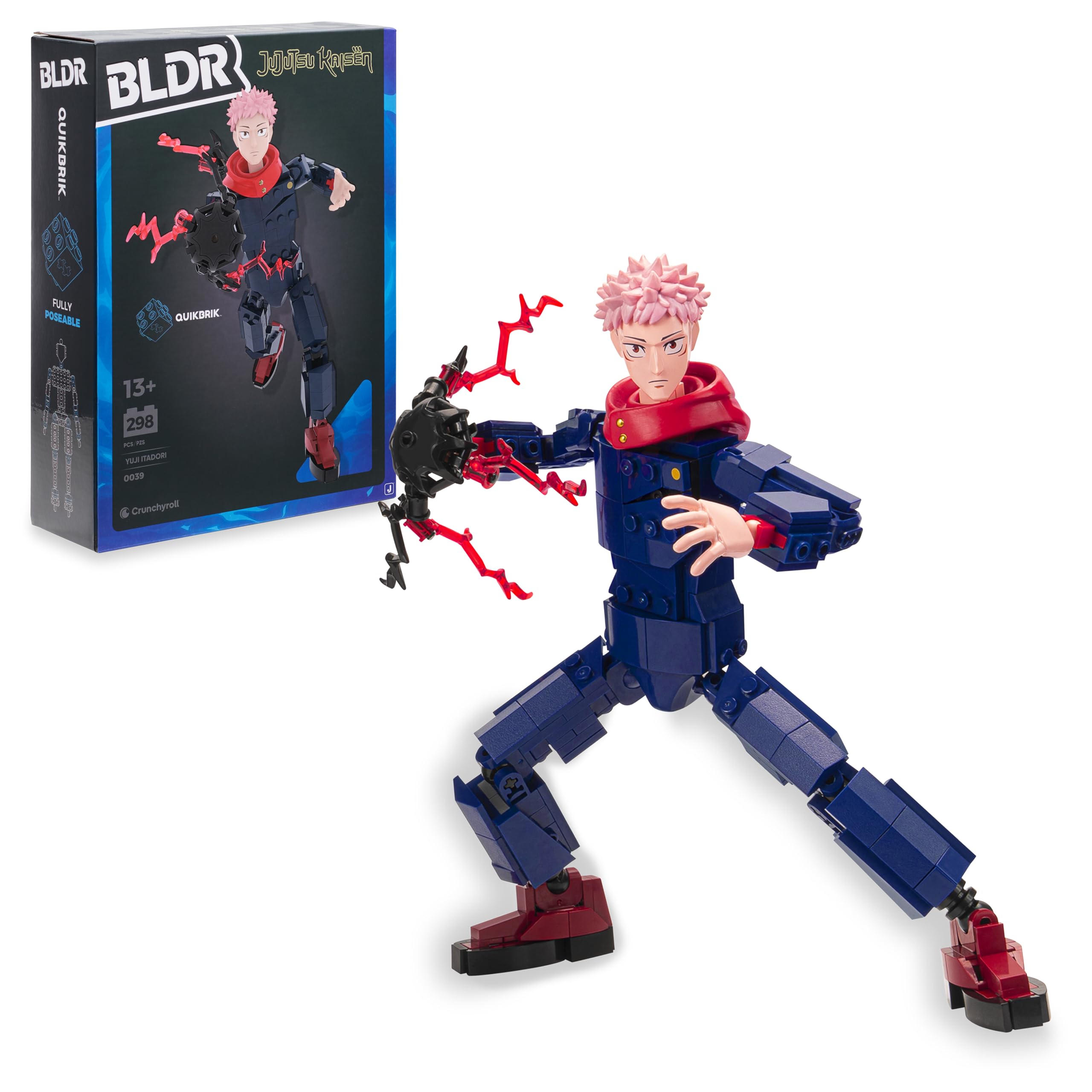 Amazon.com: BLDR Jujutsu Kaisen Yuji Itadori Building Set - 9.5