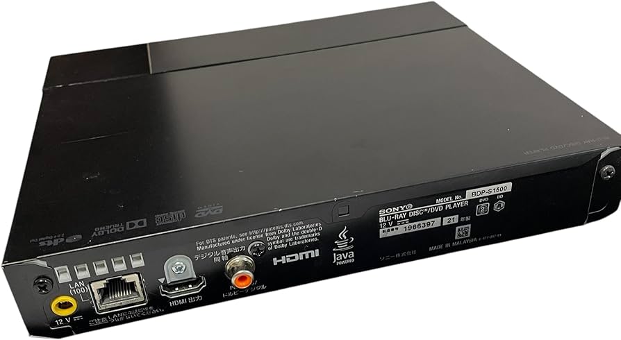 Amazon | ソニー ブルーレイプレーヤー/DVDプレーヤー2015年モデル