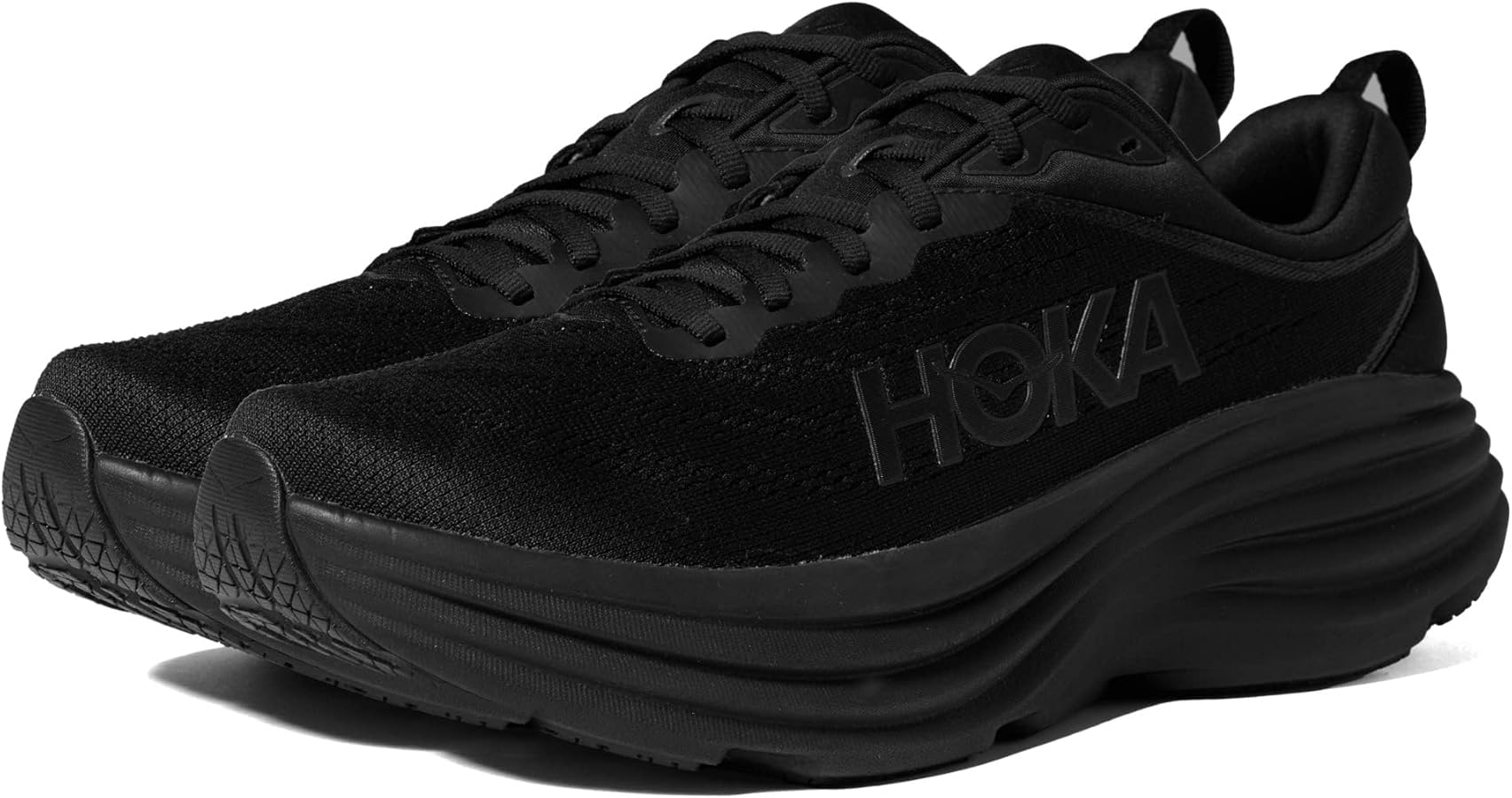 Amazon | HOKA ONE ONE(ホカ オネオネ) BONDI 8 WIDE BLACK/BLACK 25.5