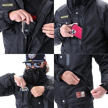 Amazon | mazume CORE ALL WEATHER SUIT MZFW-735-04 ブラック 3L