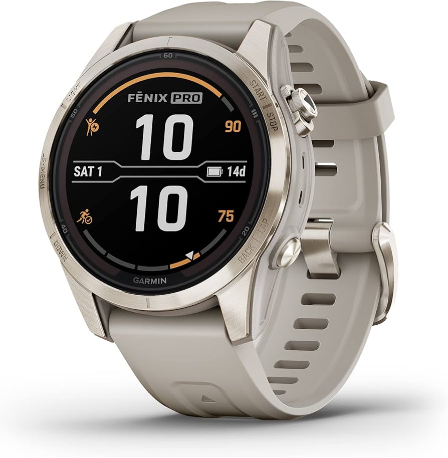 Amazon.com: Garmin fēnix 7S Pro Sapphire Solar, Multisport GPS