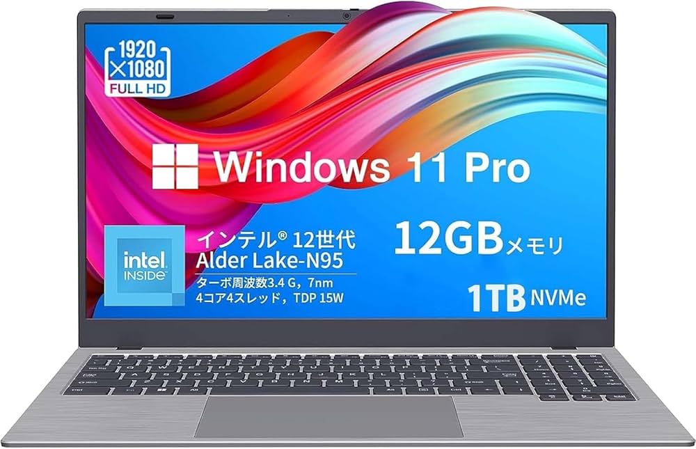 Amazon.co.jp: ノートパソコン NC15N 第12世代Intel Core N95 BiTECOOL