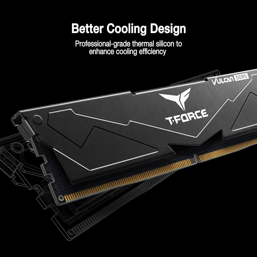 Amazon.co.jp: TEAMGROUP T-Force Vulcan DDR5 32GB (2x16GB) 6000MHz