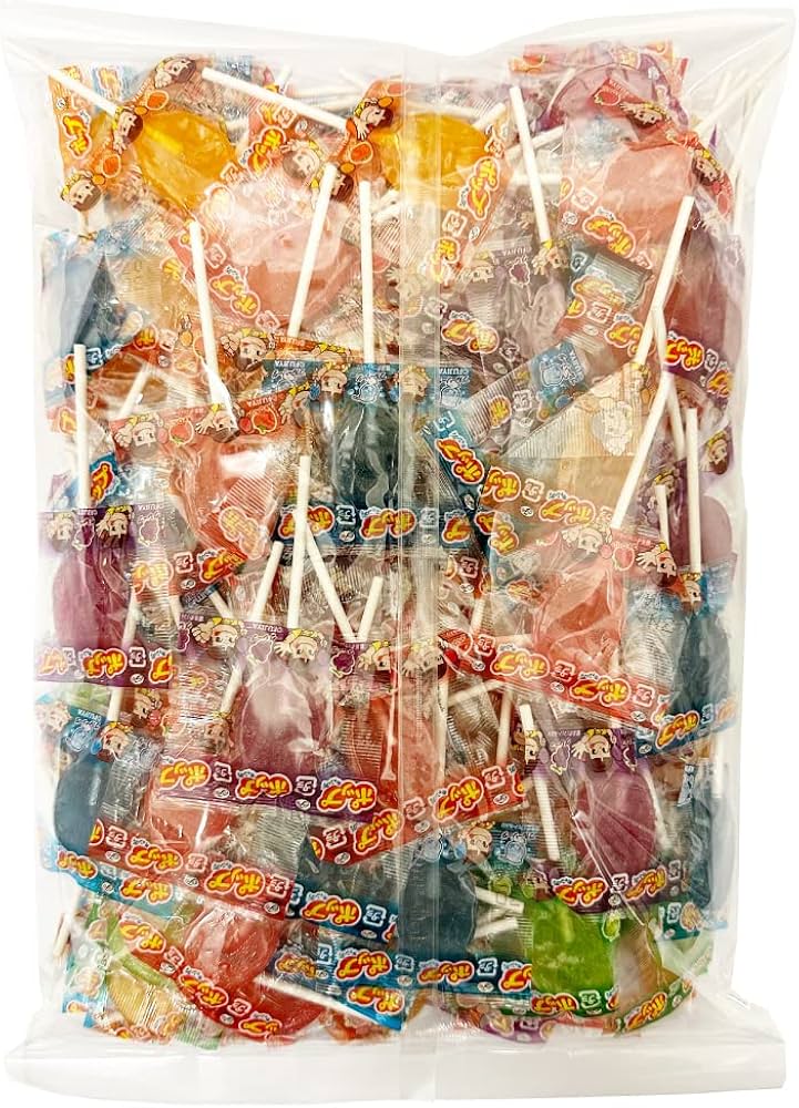 Amazon.co.jp: ポップキャンディ 1kg (約156本) 詰め合わせ ビッグ