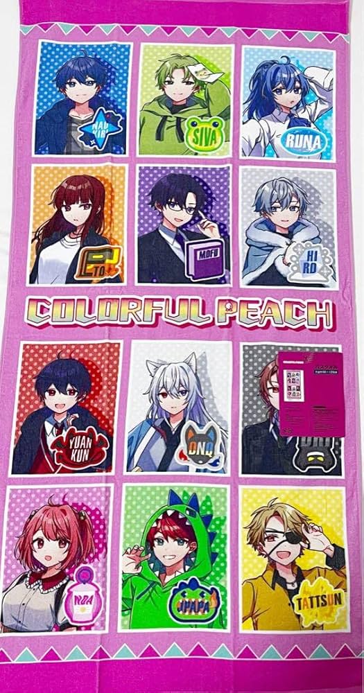 Amazon.co.jp: カラフルピーチ からぴち バスタオル ピンク オール