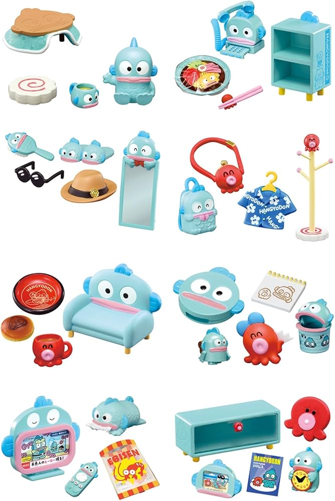 Rement Sanrio HANGYODON ROOM 1 BOX Approx. H 4.5 x W 2.8 x D 2.4