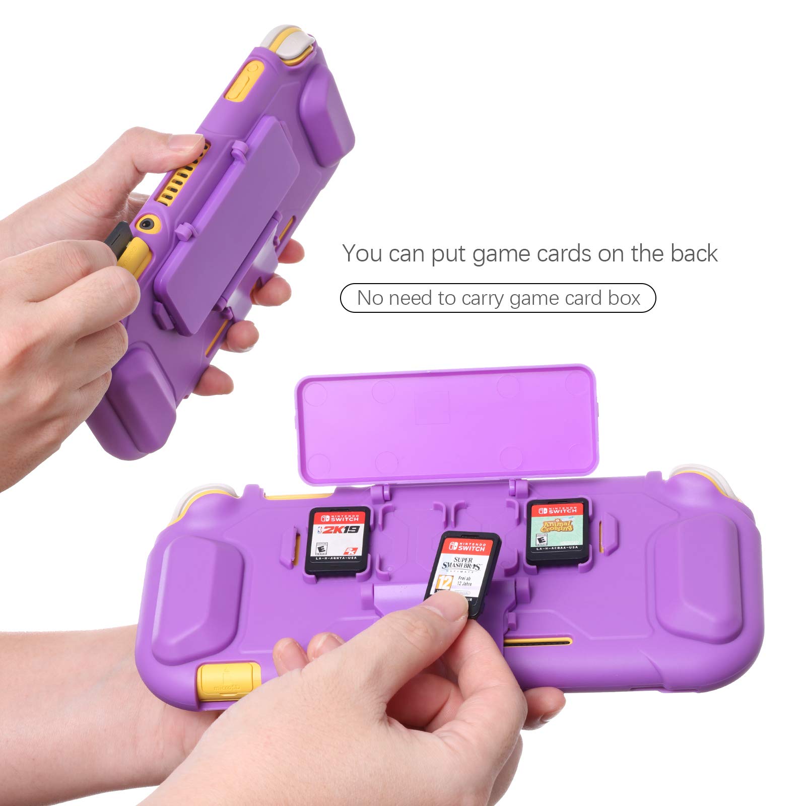 Amazon.com: ECHZOVE Purple Switch lite Case, Protective Case for