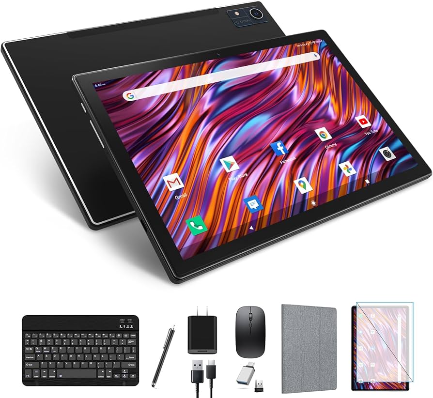 Amazon.com : Latest 2025 Android 13 Tablet, 128GB+16(8+8 Expand)GB