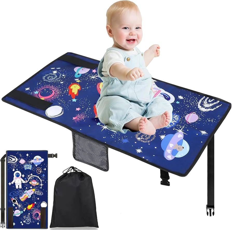 Amazon.co.jp: Syntelusa 幼児用飛行機フットレスト 飛行機シート 子供