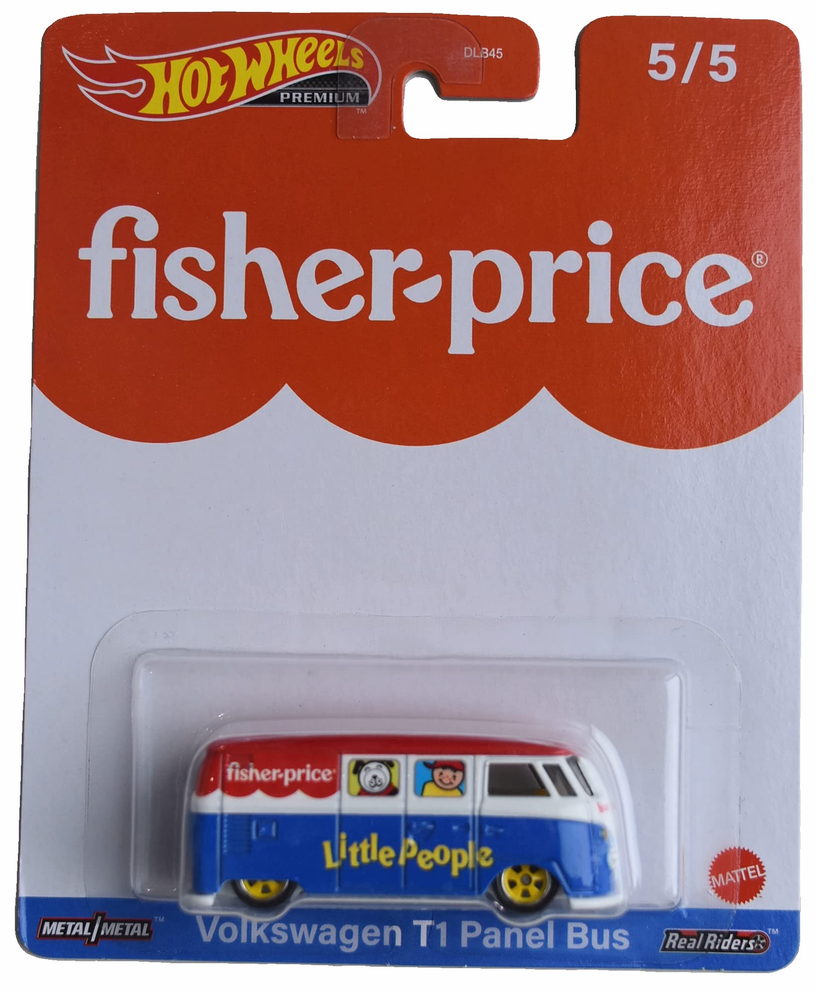 Amazon.com: Hot Wheels Volkswgen T1 Panel Bus, Little People 5/5
