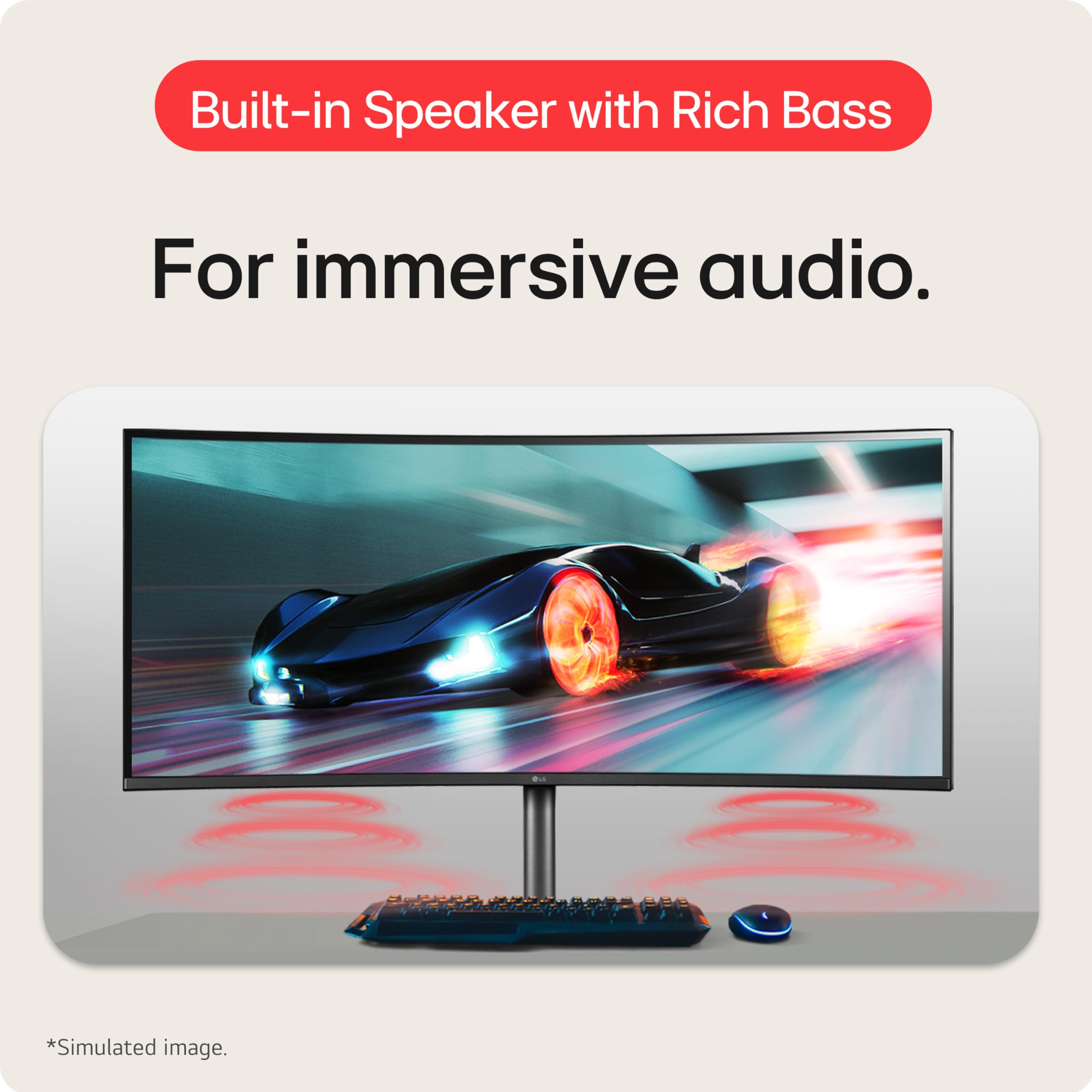 Amazon.co.jp: LG 40WP95C-W 40” UltraWide Curved WUHD (5120 x 2160