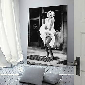 Amazon.co.jp: ヴィンテージポスターマリリンモンローポスター七年目の