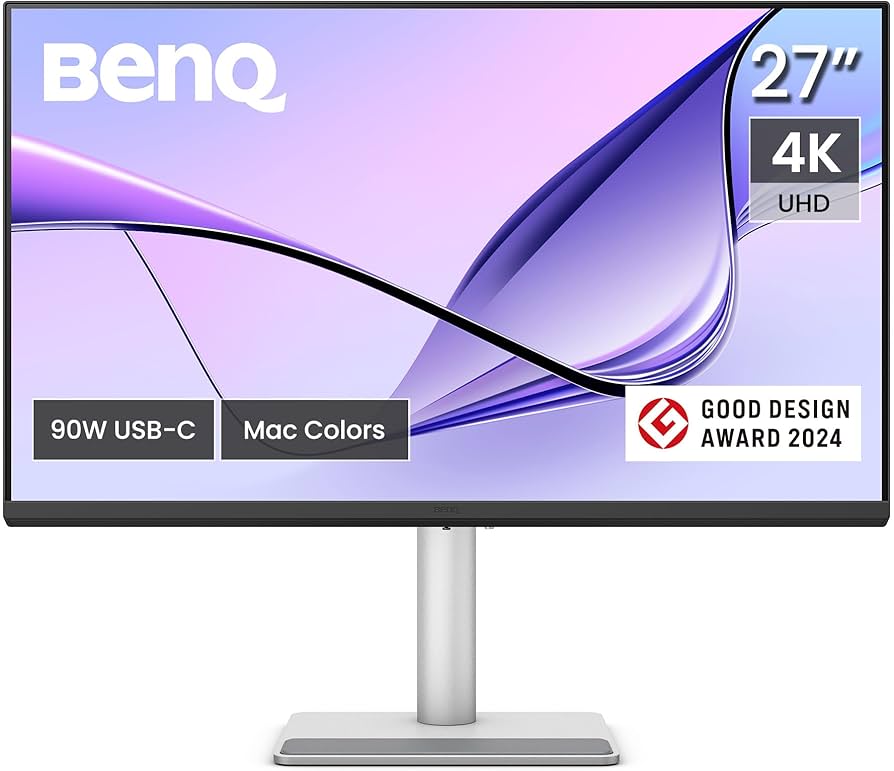 Amazon.com: BenQ MA270U 27” 4K 3840x2160 Monitor for MacBook® Pro
