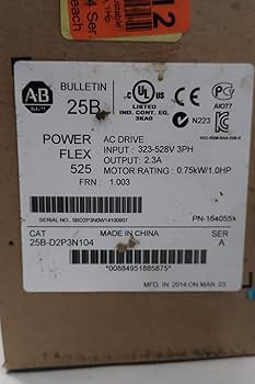 Amazon.com: ALLEN BRADLEY 25B-D2P3N104 SERIES A DRIVE : Industrial