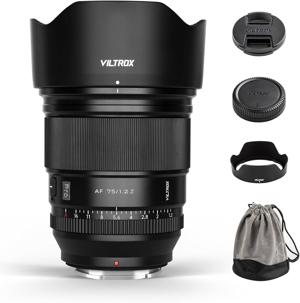 Amazon.co.jp: Viltrox AF 75mm F1.2 Pro 中望遠 単焦点レンズ