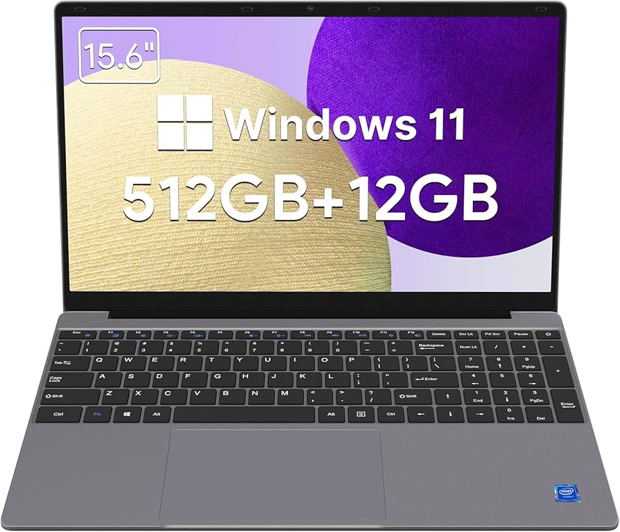 Amazon.com: ApoloMedia Laptops Computer, 12GB RAM 512GB SSD