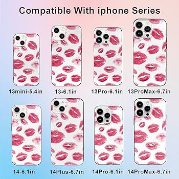 Amazon.co.jp: iPhone 11 ケース キスマーク 口紅 ピンク 全機種対応