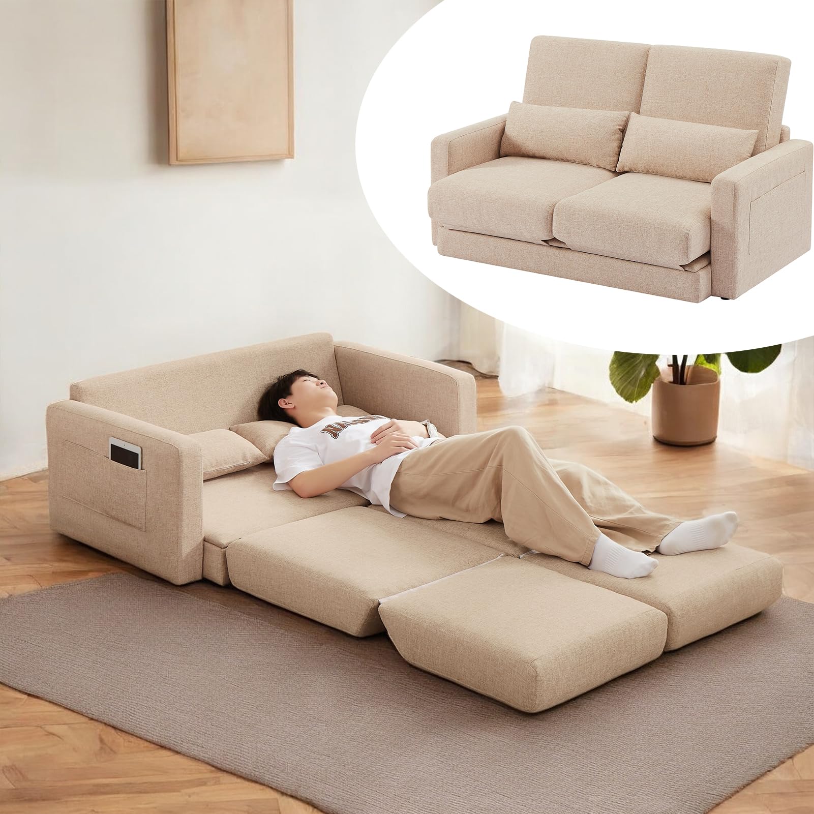 Amazon｜ソファベッド 2人用 多機能ソファベッド 2人 ソファー 2人