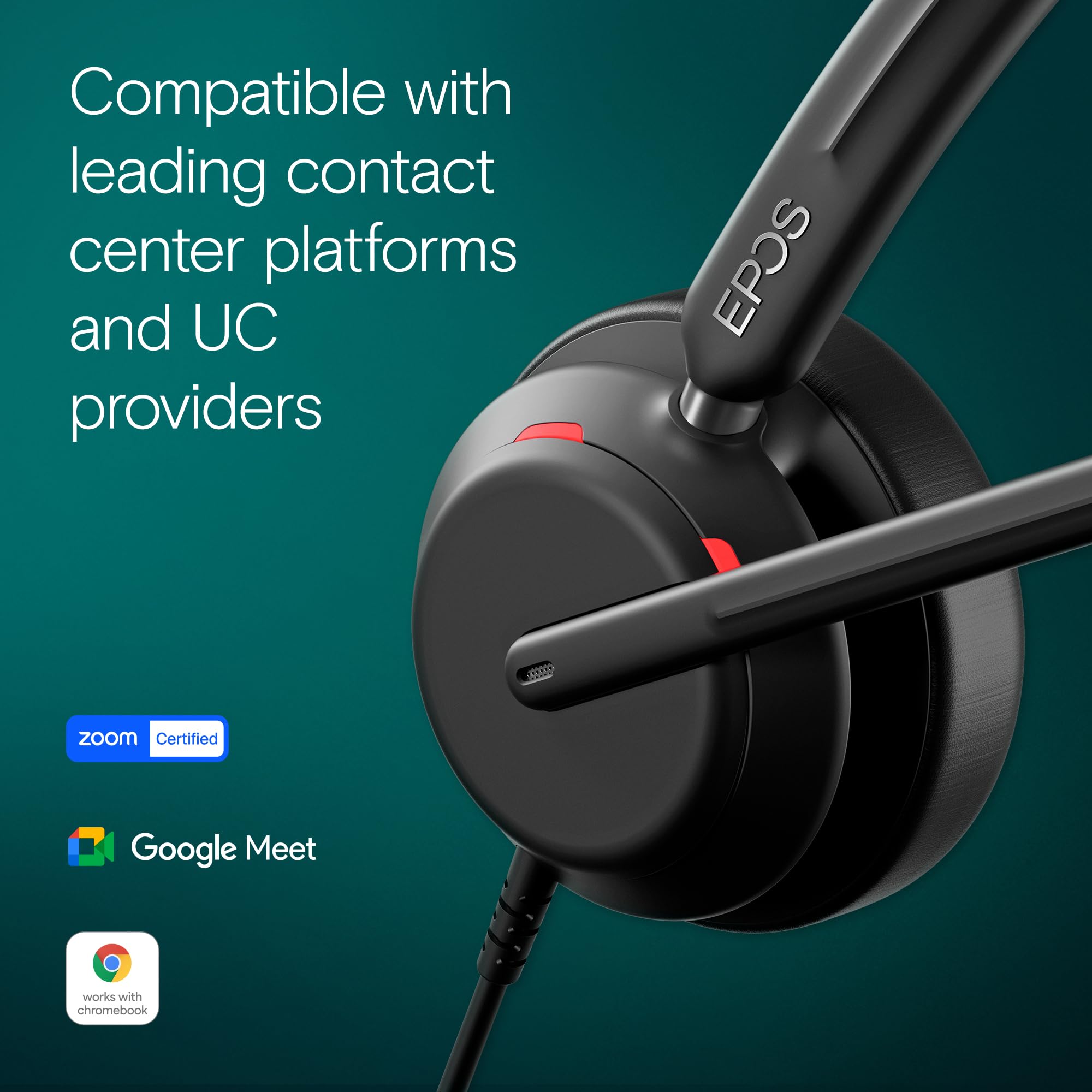 Amazon.co.jp: EPOS Impact 760 オフィスヘッドセット:プレミアム両面