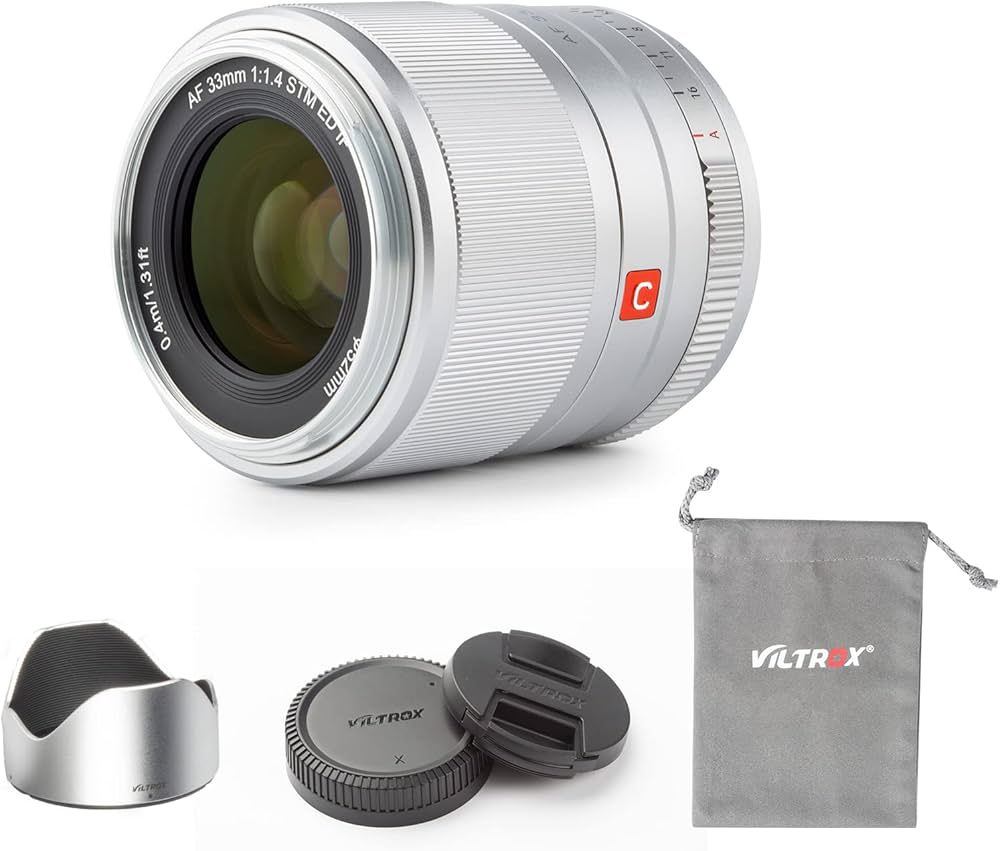 Amazon.co.jp: VILTROX 単焦点レンズ AF 33mm F1.4 STM F1.4大口径