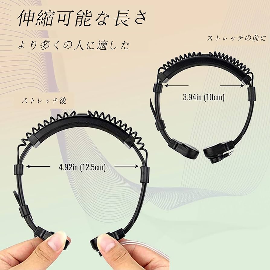 Amazon | ORetevis kenwood用 BAOFENG用トランシーバー用 咽喉マイク