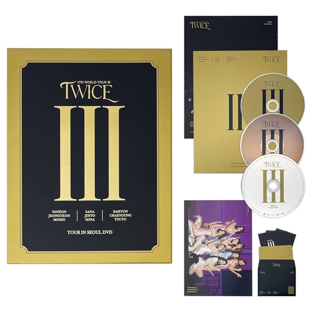 Amazon.com: TWICE - 4TH WORLD TOUR Ⅲ IN SEOUL DVD [3 DISCS