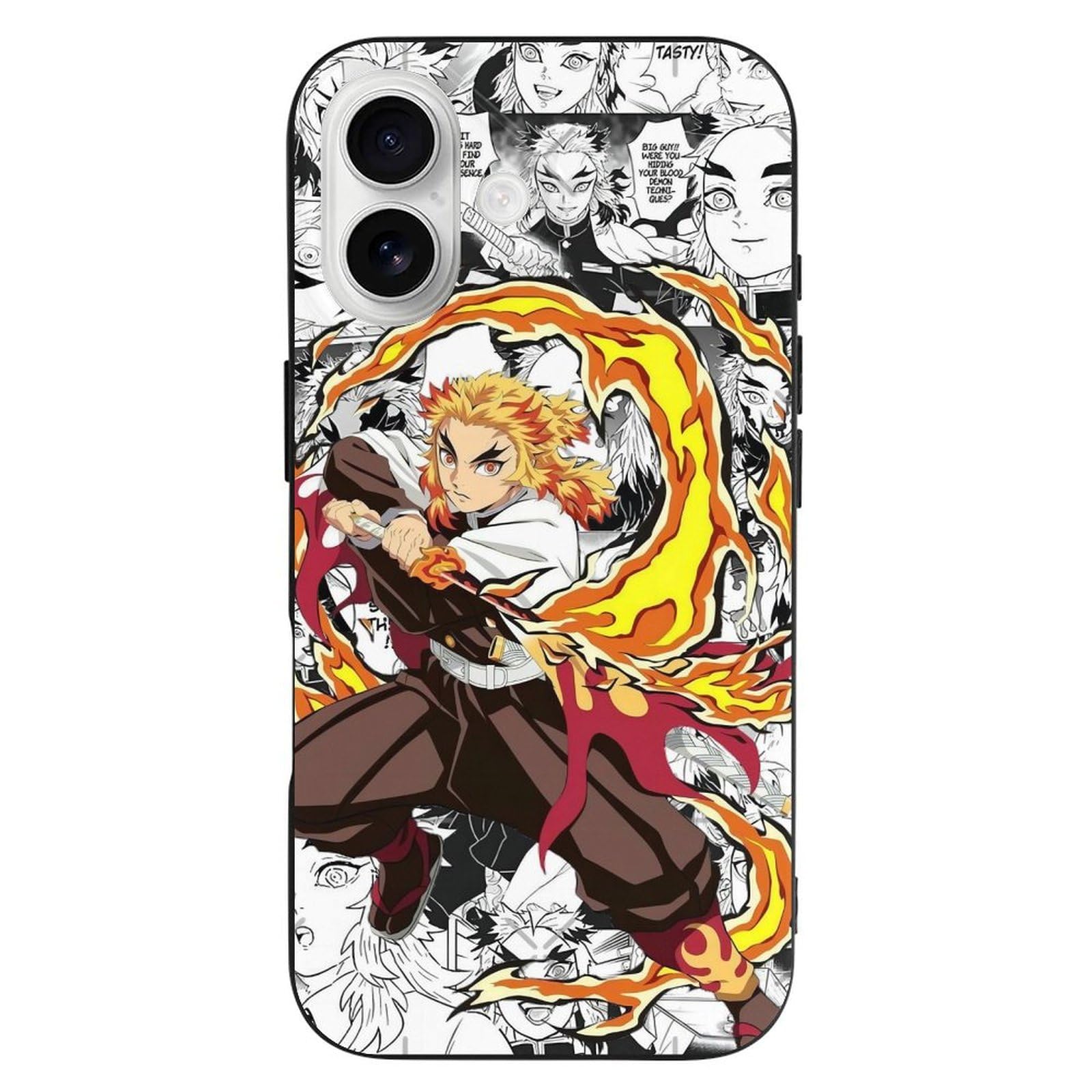 Amazon.co.jp: iPhone 16 ケース 鬼滅の刃 炎柱 煉獄杏寿郎