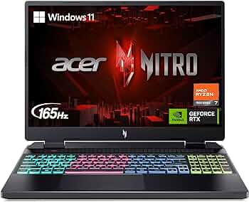 Amazon.com: Acer Nitro 16 Gaming Laptop | AMD Ryzen 7 7840HS