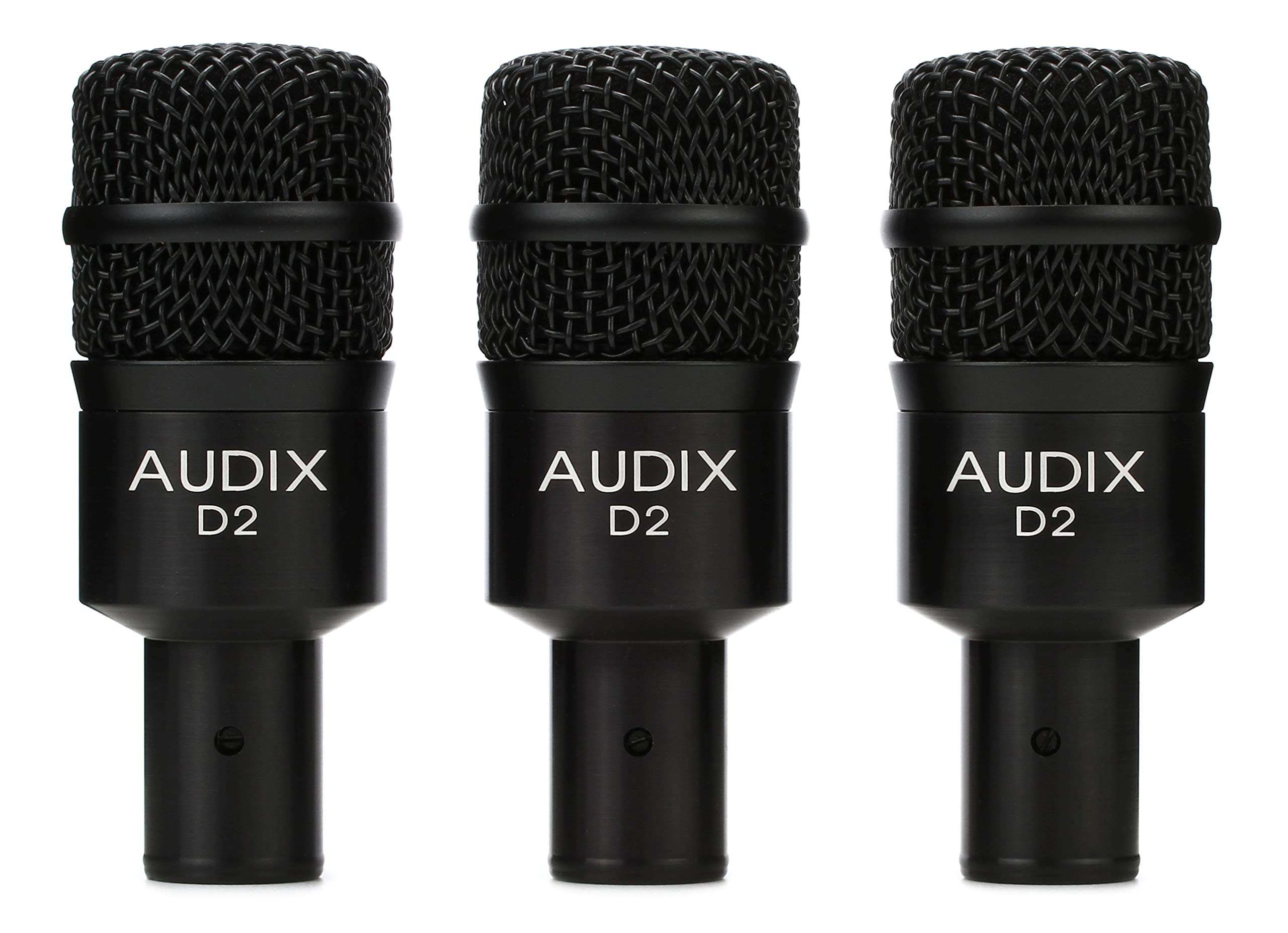 Amazon.com: AUDIX D2 Trio Dynamic Microphone 3-Pack for Kick Drums