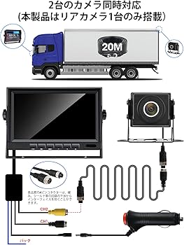 Amazon.co.jp: 【7インチAHDリアカメラモニター】AHD 1080P 7インチ