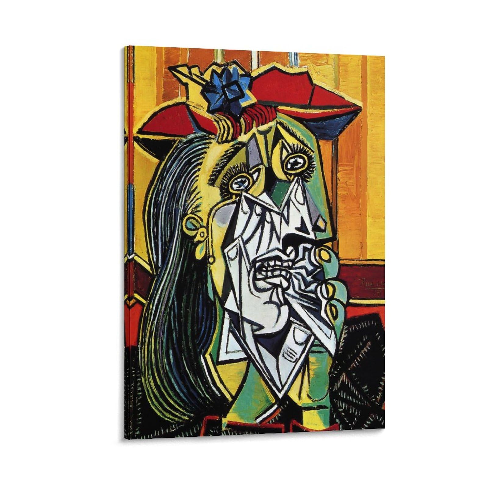 Amazon.co.jp: Pablo Picassoパブロ・ピカソ（泣く女）レプリカ