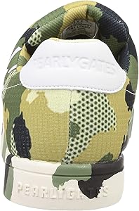 23cm パーリーゲイツ CAMO×ロゴ スパイク ゴルフシューズ Amazon