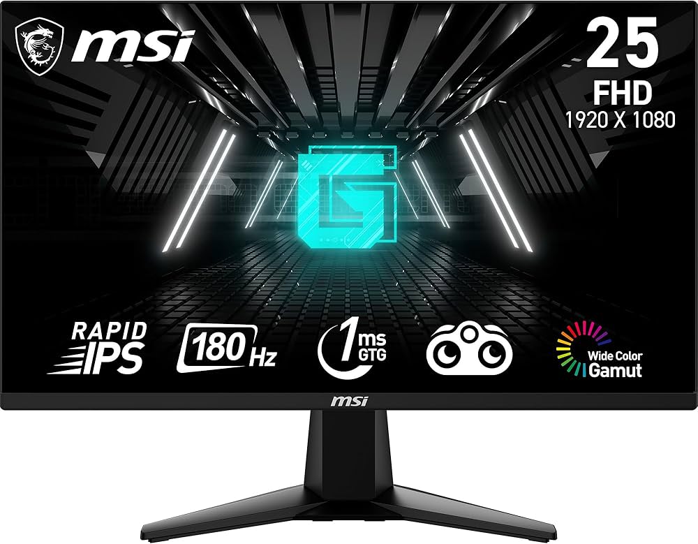Amazon.co.jp: MSI G255F 25インチ 1920 x 1080 (FHD)、Rapid IPS