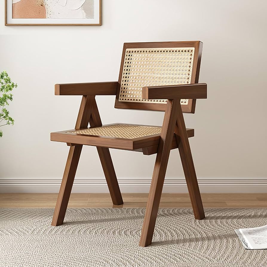 Amazon.co.jp: ラタンチェア 椅子 イス ラタン オレンジ 籐編みチェア