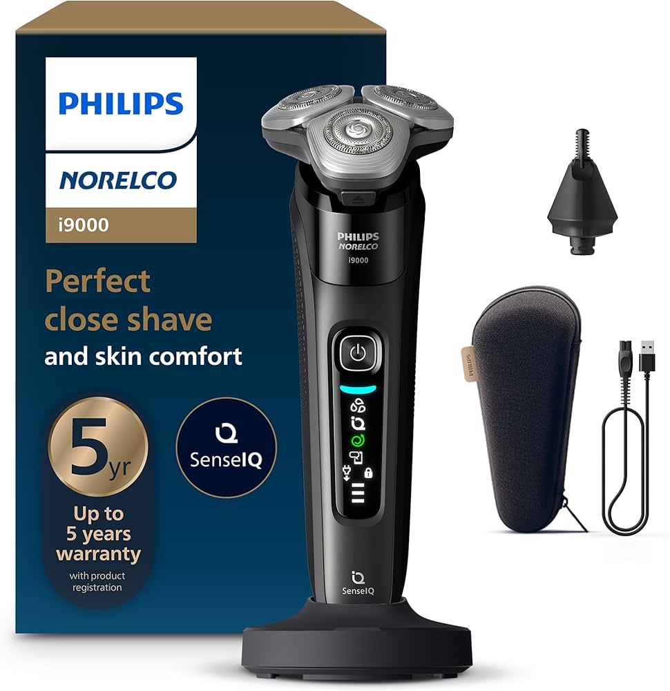 Amazon.com: Philips Norelco Shaver i9000, Wet & Dry Electric