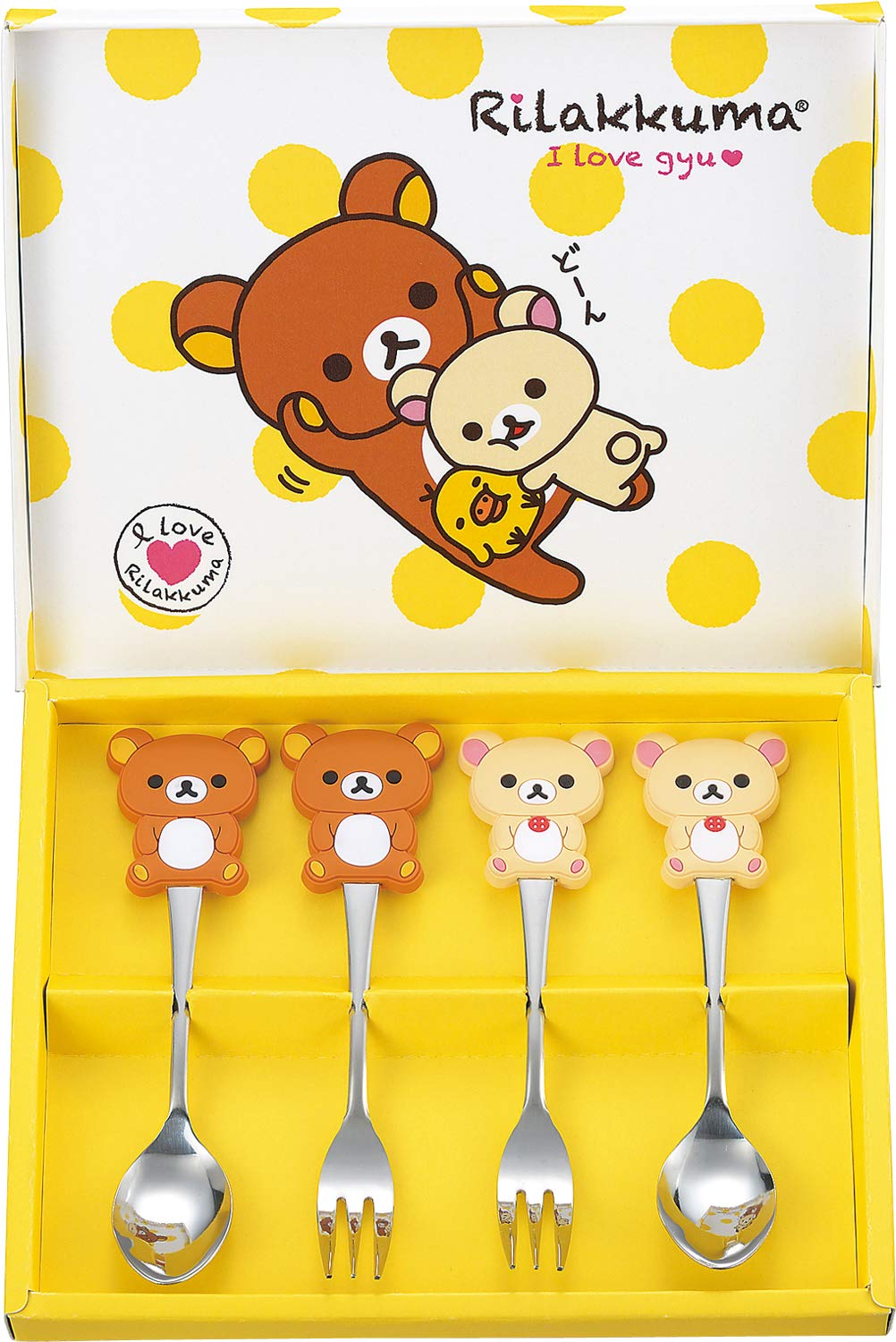 Amazon.co.jp: タマハシ Rilakkuma(リラックマ) スプーン&フォーク4PC