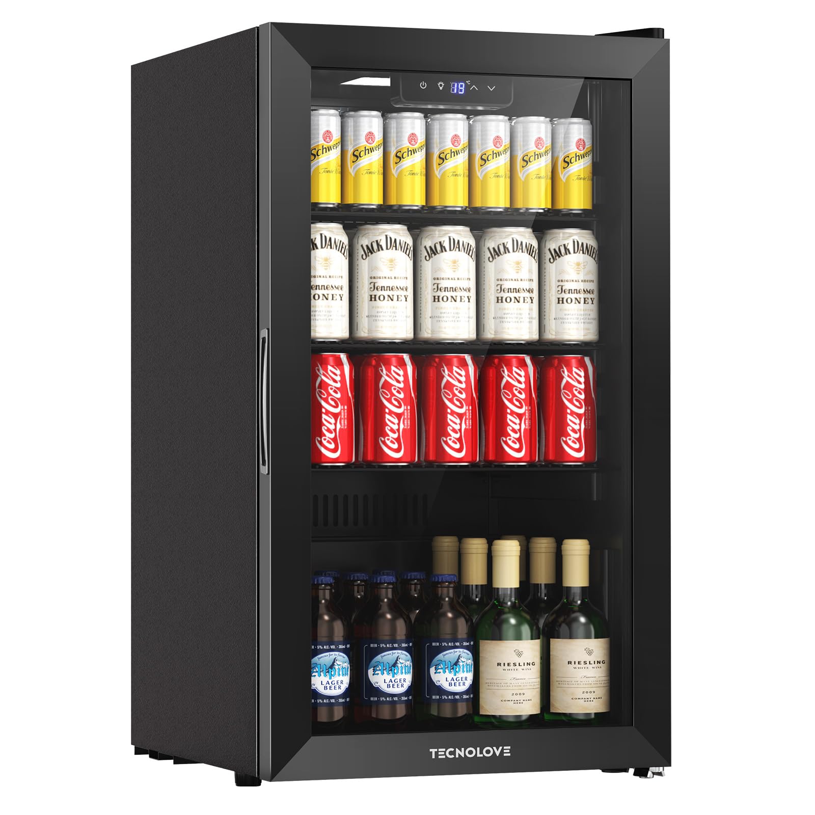 Amazon | ドリンク冷蔵庫 86L 3～18℃ ファン式 幅45㎝ 自動霜取り