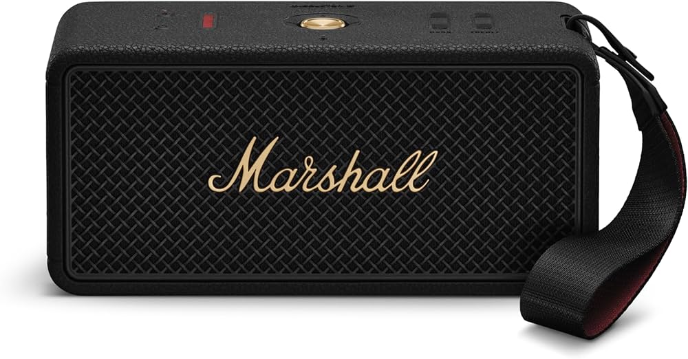 Marshall Alto-falantes Bluetooth Middleton II - Preto e latão