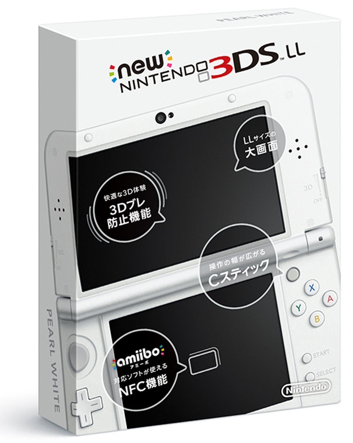 Amazon.com: New Nintendo 3DS LL Pearl White (Japanese Imported
