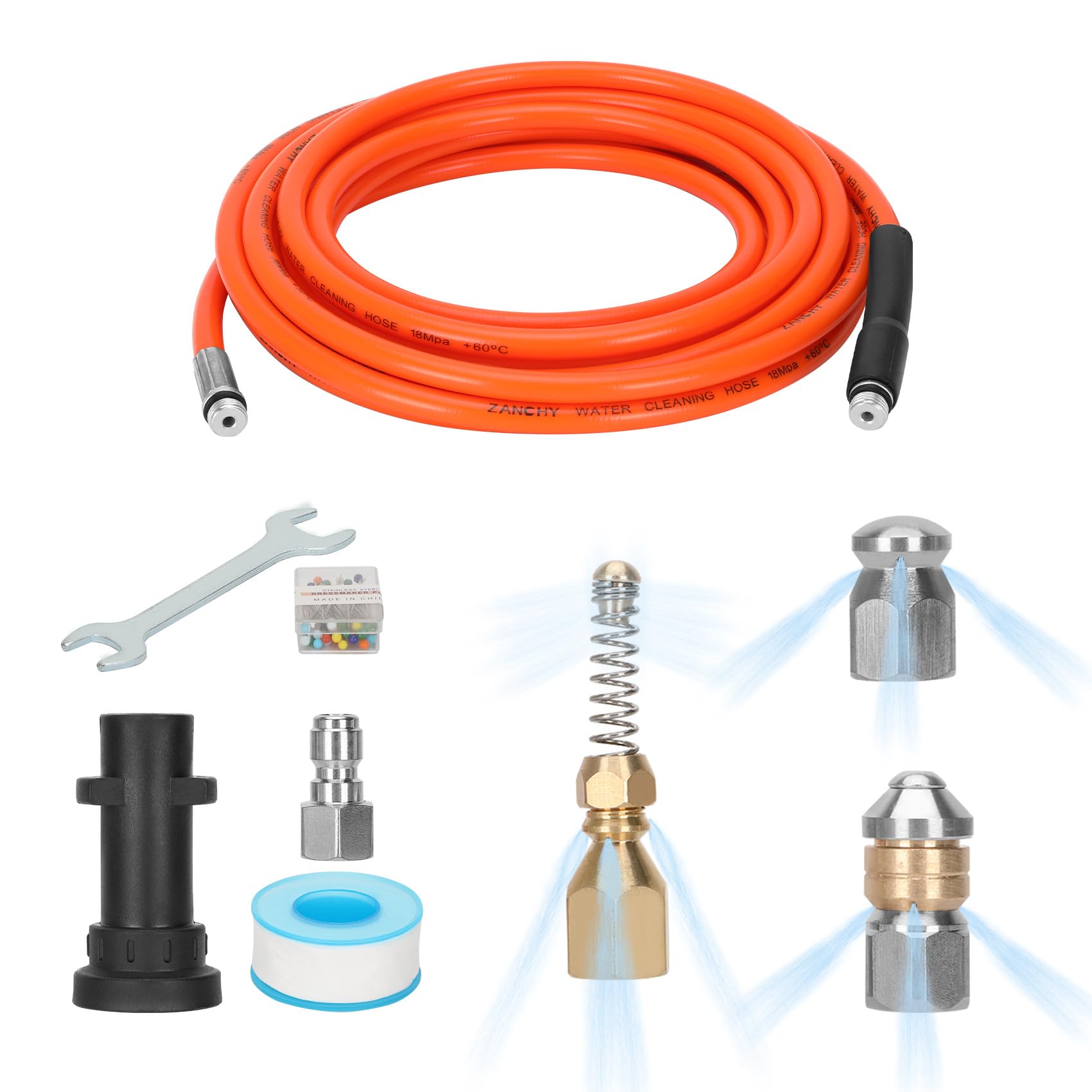 Amazon | パイプクリーニングホースケルヒャー配管洗浄ホース