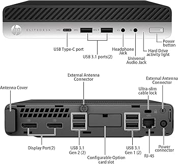 Amazon.com: HP EliteDesk 800 G5 High-Performance Mini PC Desktop
