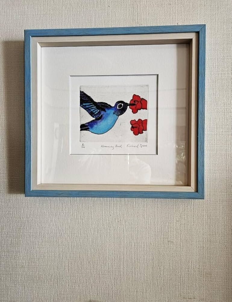 Amazon.co.jp: 真作 リチャードスペア Richard Spare 版画 「 Humming