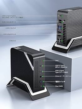 Amazon.co.jp: MINISFORUM UM700ミニPC AMD Ryzen 7 3750H 4C/8T