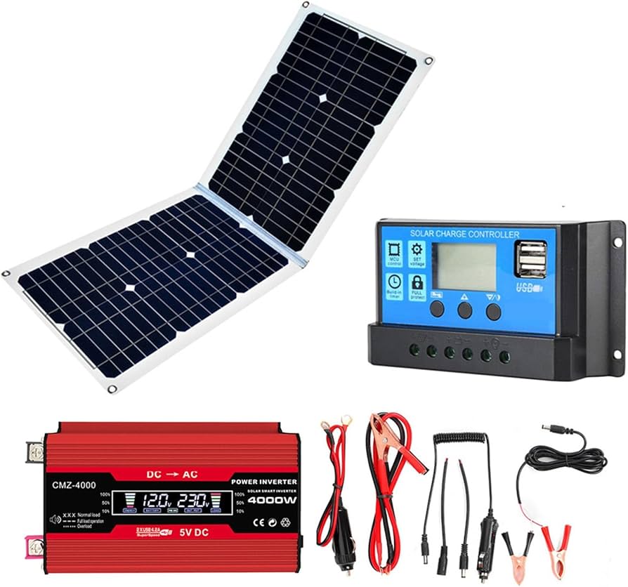 Amazon.com : DAHUA ZUNWEI Solar Panel Kit 4000W Inverter DC 12V to