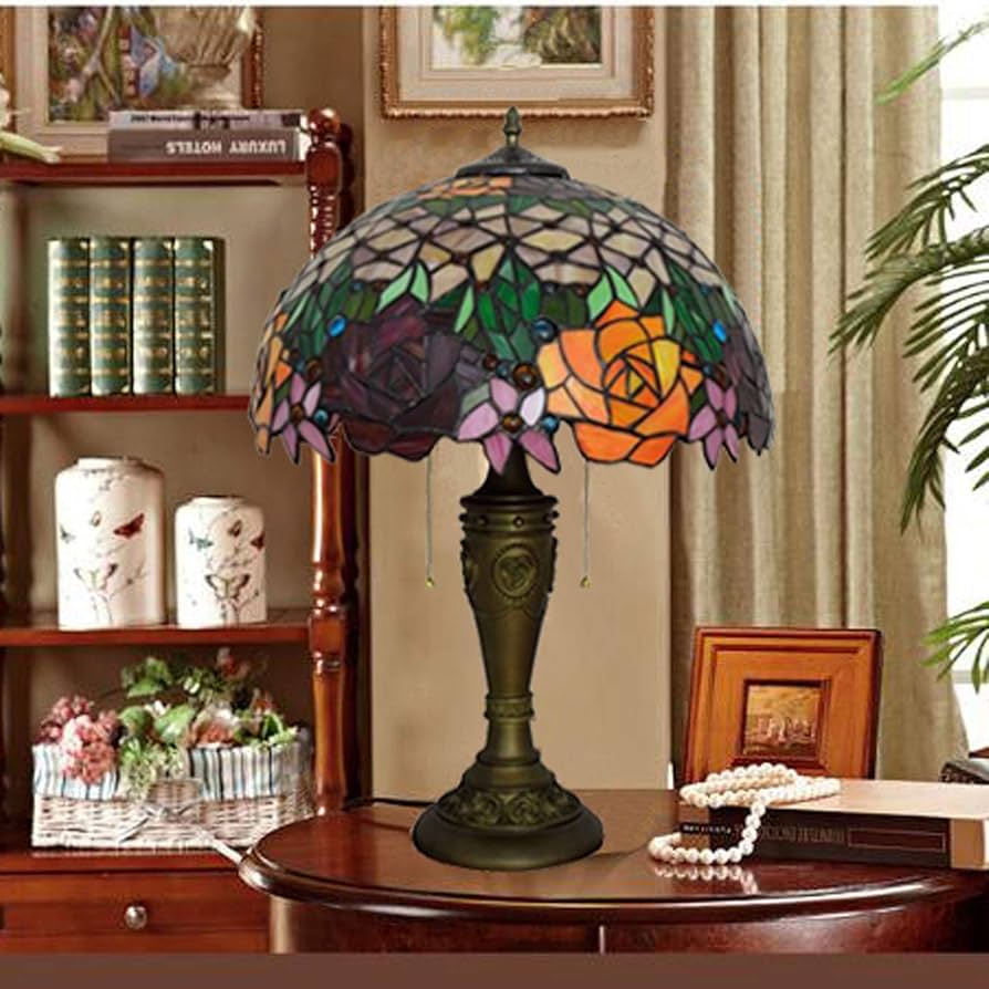 Amazon.co.jp : 16インチティファニースタイルのテーブルランプ