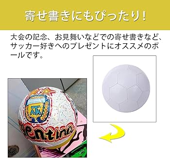 Amazon | e-waiz サインボール サッカーボール 3号 サイン用 記念 空気