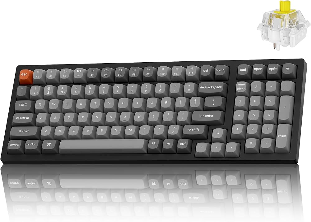 Amazon | Keychron K4 Maxワイヤレスメカニカルキーボード 96