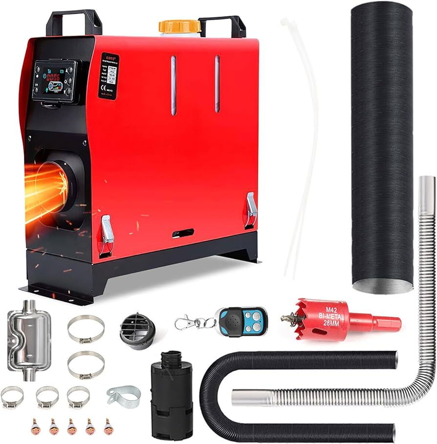 Amazon.co.jp: GEARPOWER 12V 24V 8KW ディーゼルヒーター, 車用