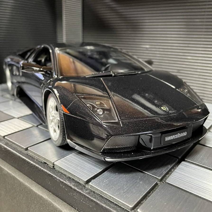 Amazon.co.jp: AutoArt 1/18 Lamborghini Murcielago Black : Hobbies